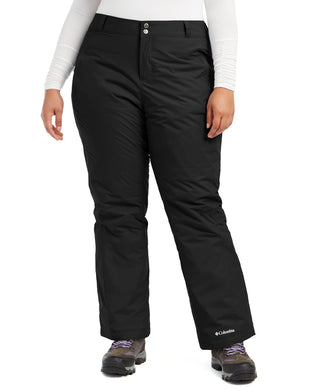 Calça impermeável Columbia Modern Mountain feminina, preta, tamanho 2X