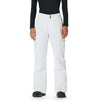 Calça impermeável Columbia Plus Modern Mountain feminina, branca, tamanho 1X