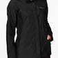 Jaqueta de chuva feminina Columbia Omni Tech Arcadia II preta, tamanho grande