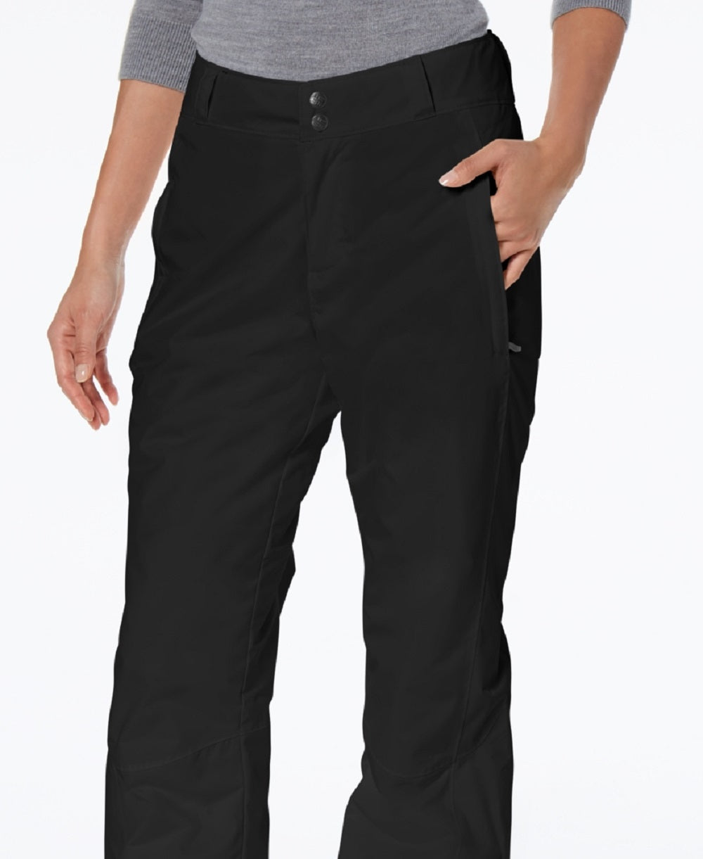 Calça de neve Columbia Modern Mountain Internal Gaiter feminina, preta, tamanho pequeno