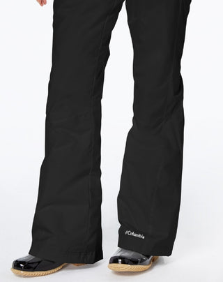 Calça de neve Columbia Modern Mountain Internal Gaiter feminina, preta, tamanho pequeno