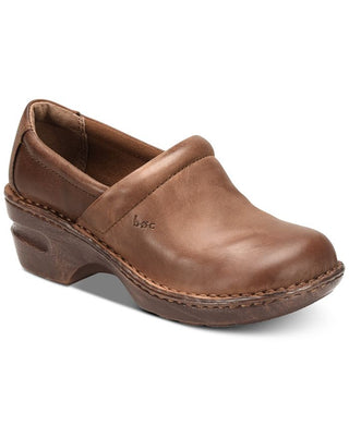 Sapatos BOC Peggy Comfort Clog Femininos Marrom Tamanho 8 M