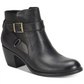 Botas femininas BOC de couro de karité, pretas, tamanho 6,5 M