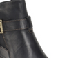 Botas femininas BOC de couro de karité, pretas, tamanho 6,5 M