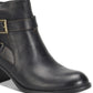 Botas femininas BOC de couro de karité, pretas, tamanho 8,5 M