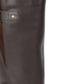 Botas femininas BOC Austin com bico fechado e cano alto, tamanho 9, marrom