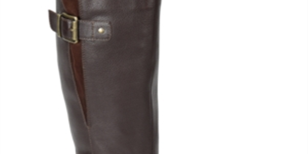 Botas femininas BOC Austin com bico fechado e cano alto, tamanho 9, marrom