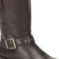 Botas femininas BOC Austin com bico fechado e cano alto, tamanho 9, marrom