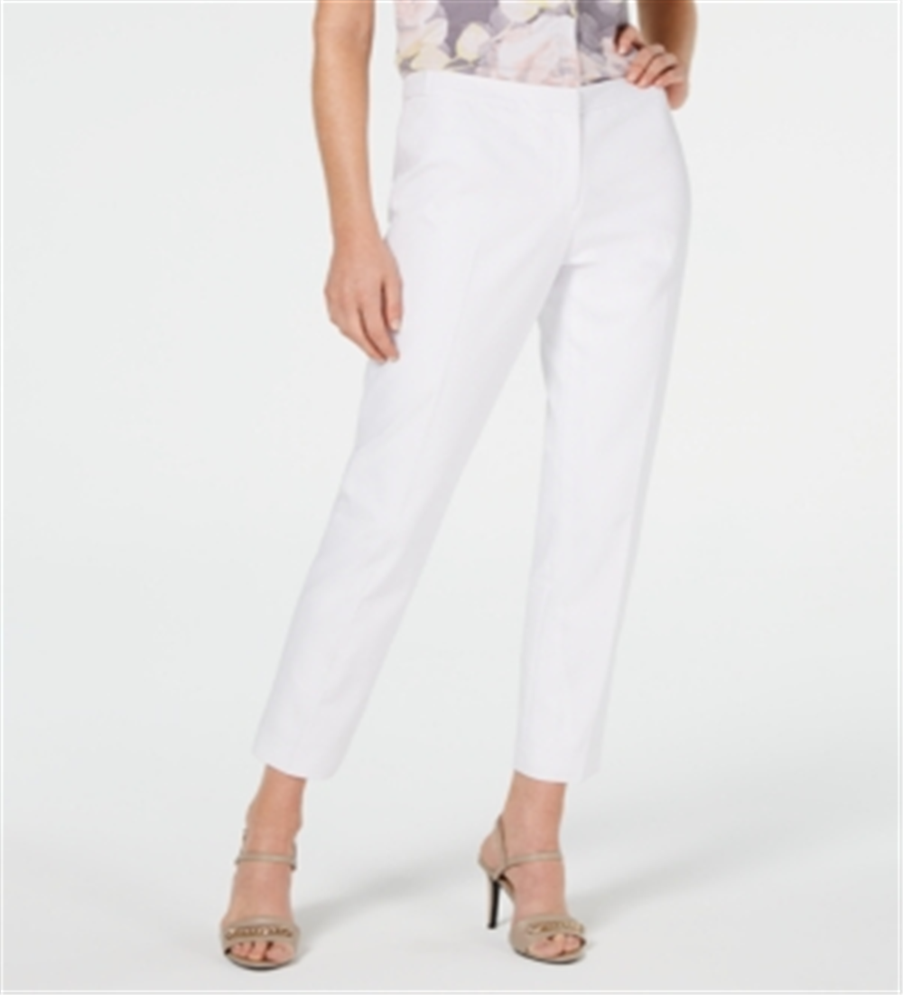 Calça Slim Feminina Calvin Klein Branca Tamanho 4