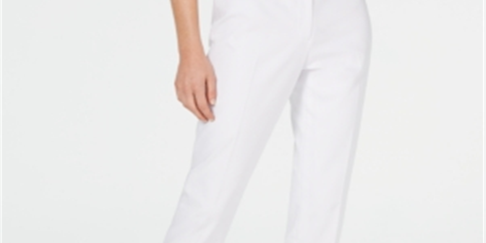 Calça Slim Feminina Calvin Klein Branca Tamanho 4