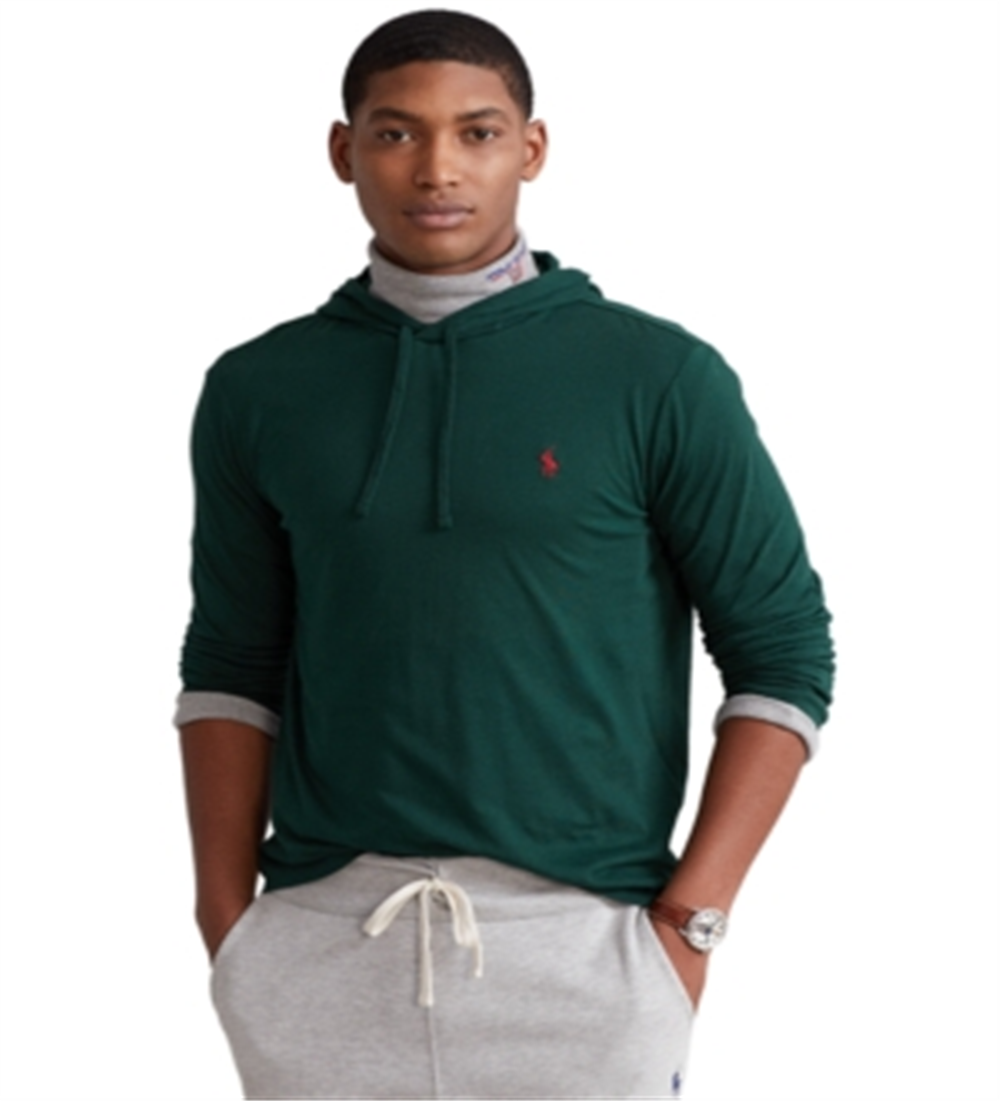 Camiseta Polo Ralph Lauren Masculina com Capuz Verde Tamanho XX-G