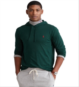 Polo Ralph Lauren Men's Jersey Hooded T-Shirt Green Size XX-Large