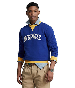 Polo Ralph Lauren Moletom Fleece Masculino Azul Tamanho X-G