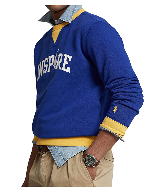 Polo Ralph Lauren Moletom Fleece Masculino Azul Tamanho X-G