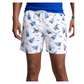 Calção de banho masculino Polo Ralph Lauren Traveler com estampa de barco à vela, azul, tamanho grande