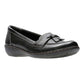 Sapatilhas femininas Clarks Ashland Bubble pretas tamanho 8 M