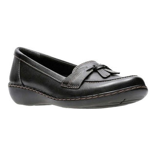 Clarks Women's Ashland Bubble Flats Black Size 8 M