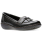 Sapatos Clarks Ashland Bubble Flats Femininos Pretos Tamanho 9,5 N