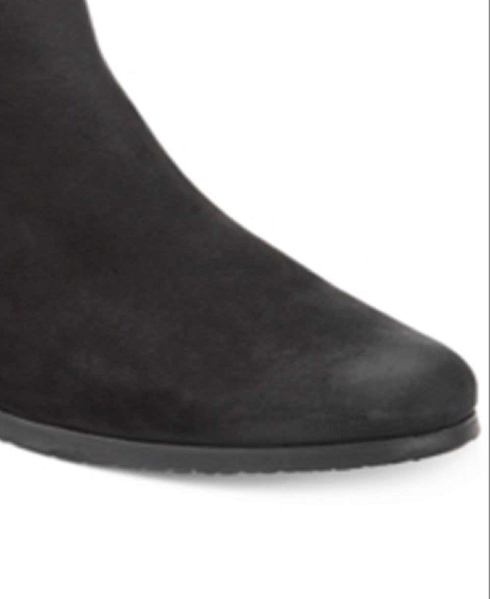 Botas de cano curto impermeáveis ​​Aqua College Isla Suede femininas, pretas, tamanho 9 W