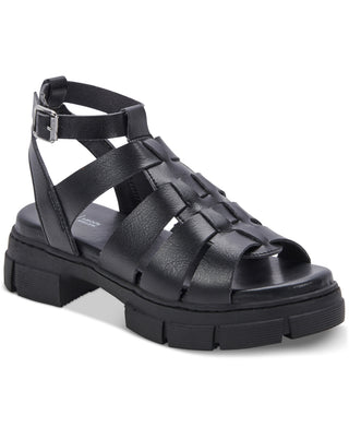 Sandálias impermeáveis ​​Hannah Aqua femininas, pretas, tamanho 8