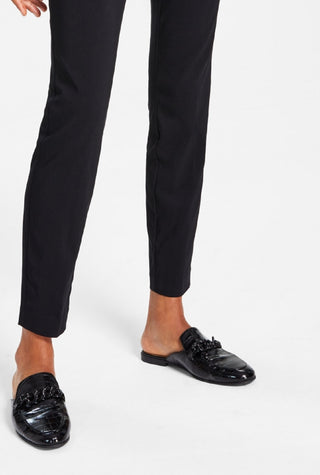 Calça skinny Alfani feminina com controle de barriga, tamanho 6, preta