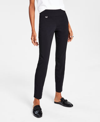 Calça skinny Alfani feminina com controle de barriga, tamanho 6, preta