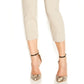 Calça Capri Alfani Essential Pull On Feminina com Controle de Barriga Bege Tamanho 6