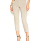 Calça Capri Alfani Essential Pull On Feminina com Controle de Barriga Bege Tamanho 6