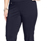Calça Capri Feminina Alfani Tummy Control Azul Tamanho 16W