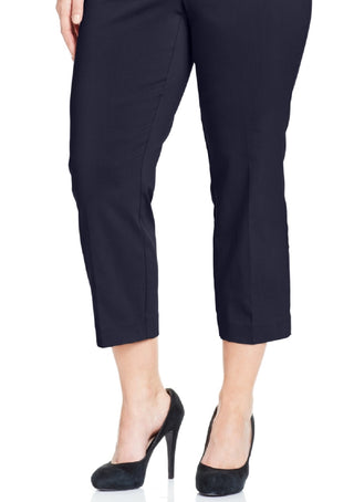 Calça Capri Feminina Alfani Tummy Control Azul Tamanho 16W