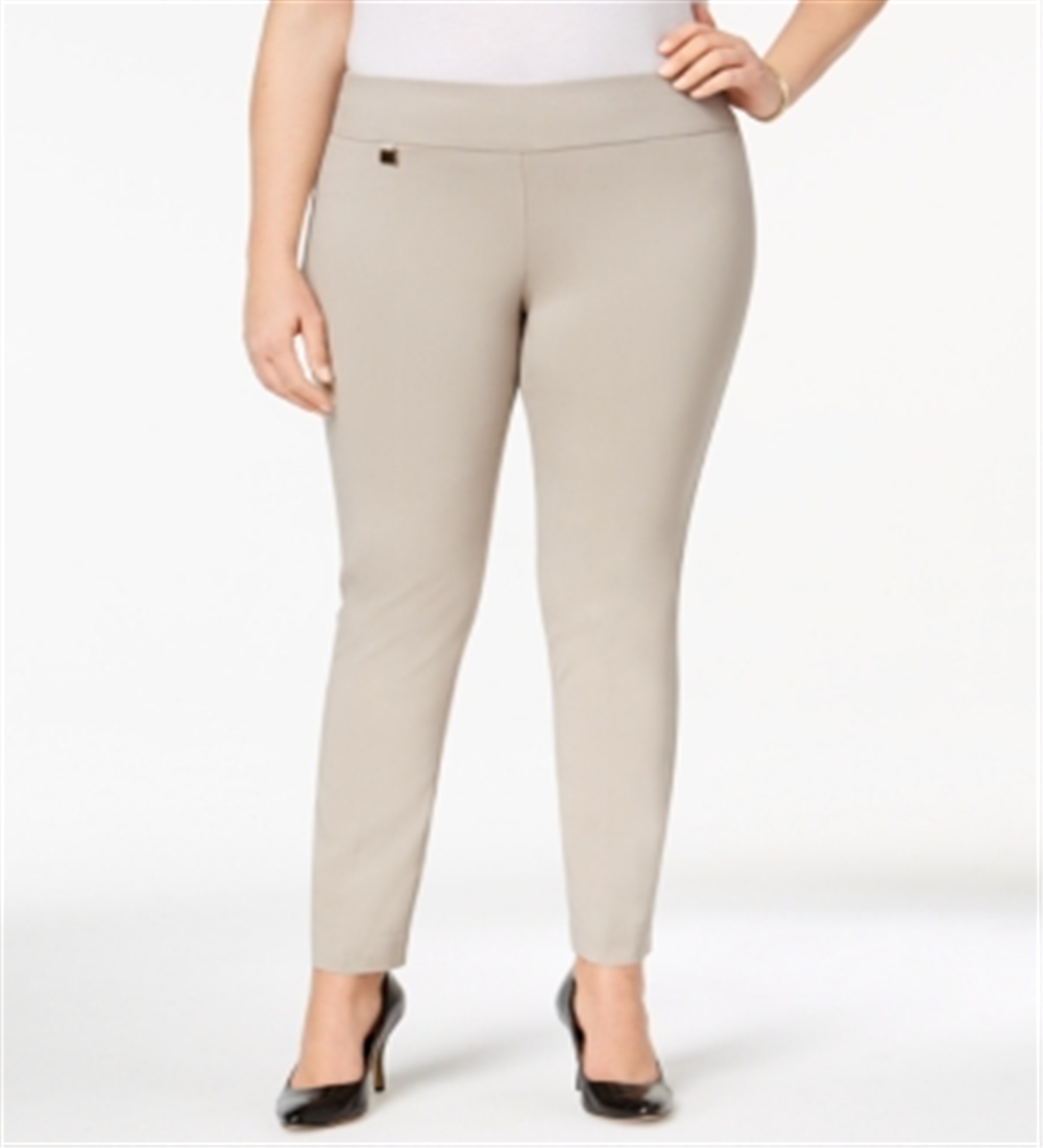 Calça skinny moderna Alfani feminina marrom tamanho 24W