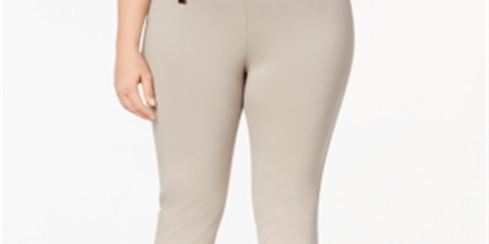 Calça skinny moderna Alfani feminina marrom tamanho 24W