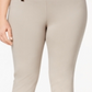 Calça skinny Alfani feminina com controle de barriga, tamanho 28W, marrom