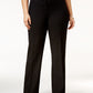 Calça feminina Alfani Curvy Bootcut Tummy Control, preta, tamanho 22W
