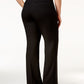 Calça feminina Alfani Curvy Bootcut Tummy Control, preta, tamanho 22W