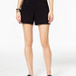 Shorts femininos INC International Concepts, pretos, tamanho 6
