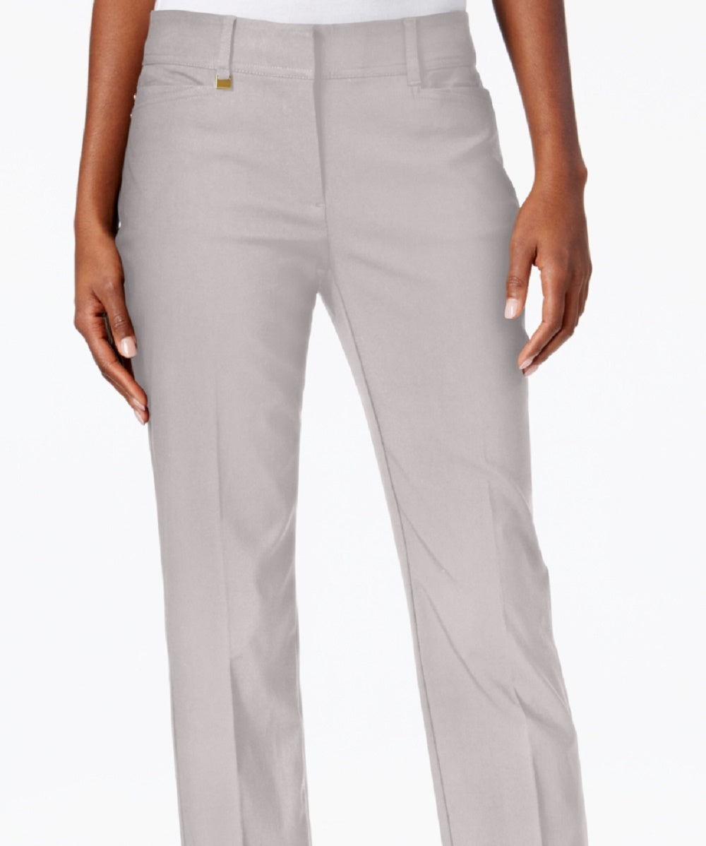 Calça feminina JM Collection Tummy Control Curvy Fit, cinza, tamanho 14X4