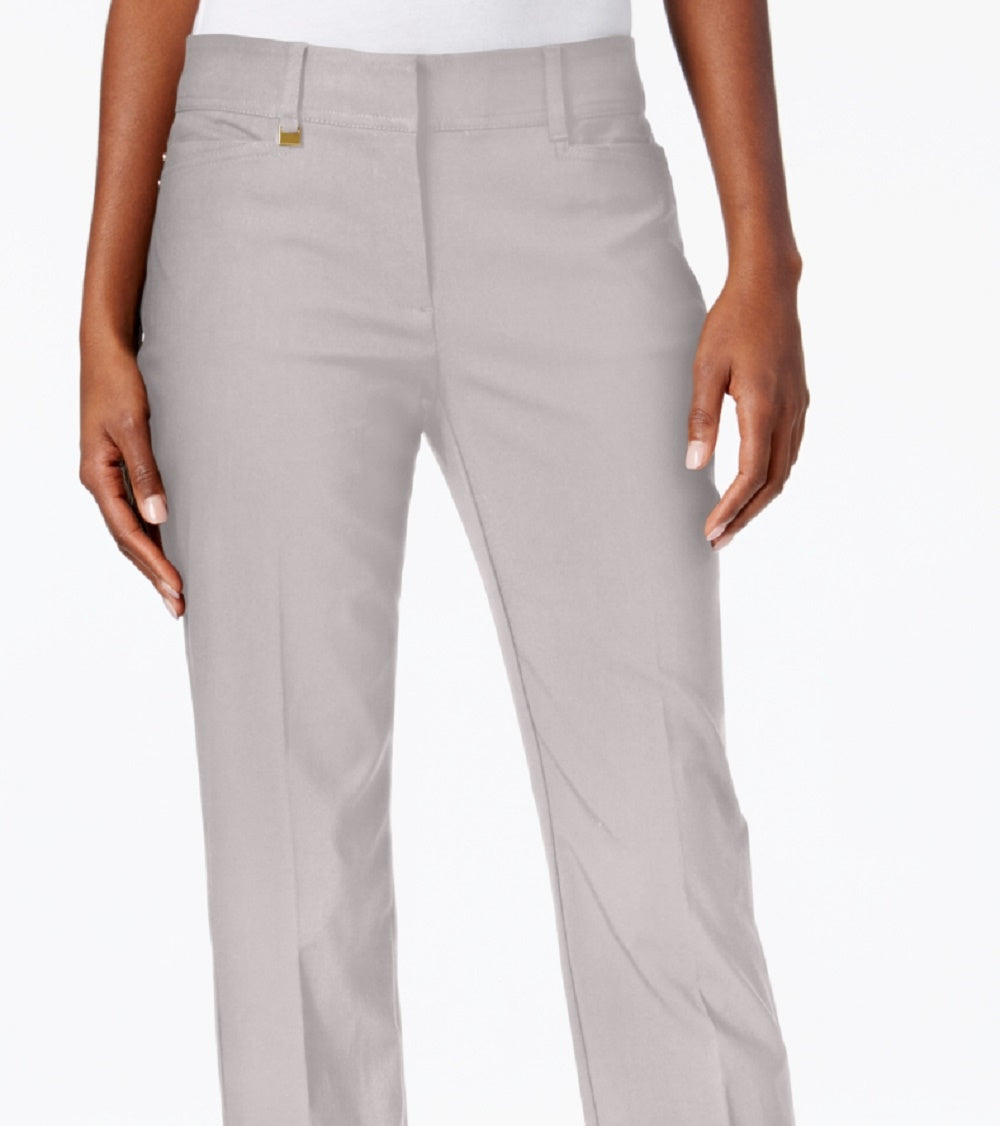 Calça feminina JM Collection Tummy Control Curvy Fit, cinza, tamanho 16x4,5