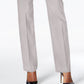Calça feminina JM Collection Tummy Control Curvy Fit, cinza, tamanho 16x4,5
