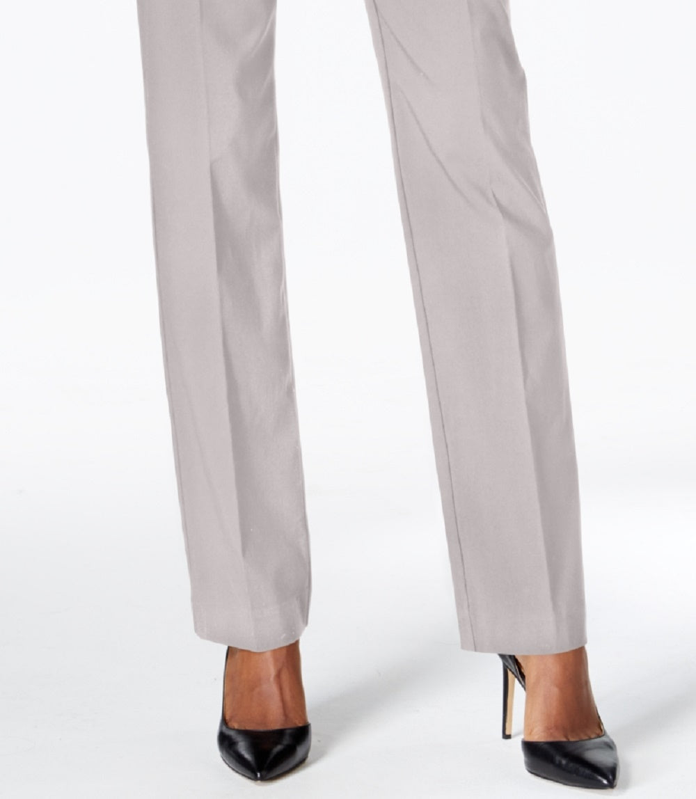 Calça feminina JM Collection Tummy Control Curvy Fit, cinza, tamanho 16x4,5