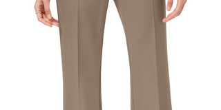 Calça Alfani Curvy Bootcut Feminina Marrom Tamanho 2