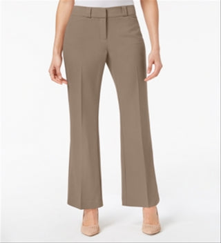 Calça Alfani Curvy Bootcut Feminina Marrom Tamanho 2
