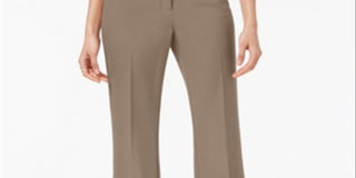 Calça Alfani Curvy Bootcut Feminina Marrom Tamanho 2