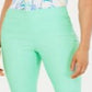 Calça skinny feminina Charter Club Tummy Control, azul, tamanho 8