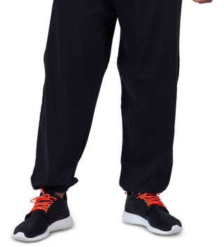 Calça de lã Champion masculina grande e alta, preta, tamanho XXX-G