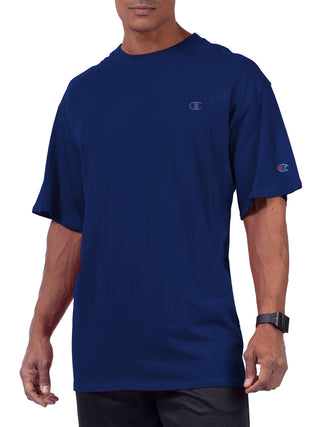 Camiseta Champion Masculina Grande e Alta Azul Tamanho XXX-G
