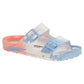 Sandália Slide Birkenstock Essentials Arizona Waterproof Feminina Laranja Tamanho 7-7,5