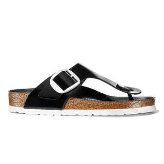 Sandálias Birkenstock Gizeh Big Buckle Thong Femininas, Tamanho Preto