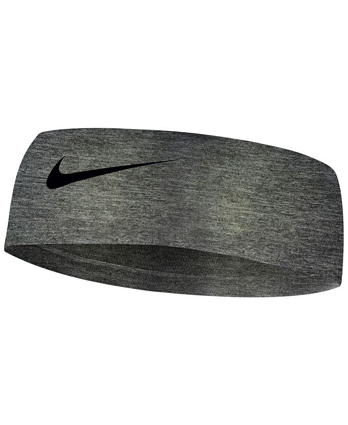 Faixa de cabeça Nike Fury Heather 2.0 feminina cinza tamanho regular