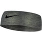 Faixa de cabeça Nike Fury Heather 2.0 feminina cinza tamanho regular